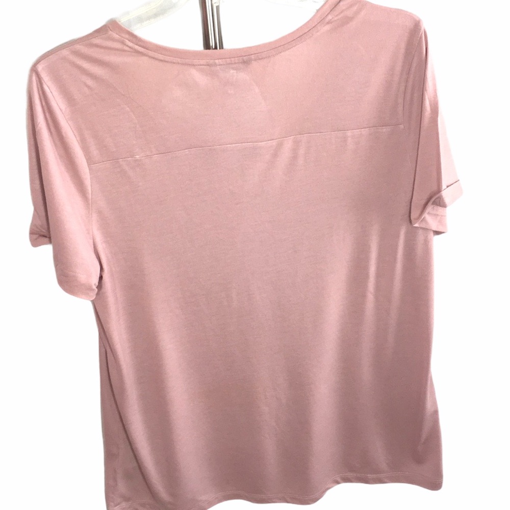 Daisy fuentes dusty pink gold tshirt - Picture 3 of 6